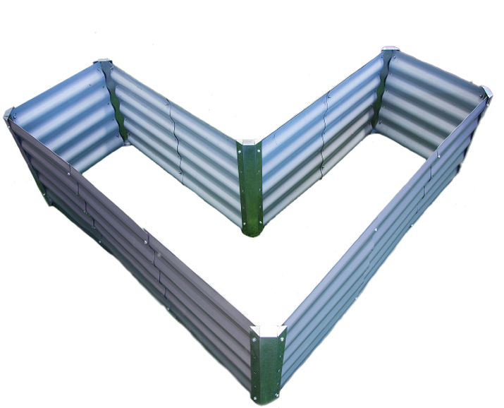 Colored Steel Sheet Garden Bed