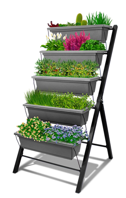 5 Tier Garden Flower Plant Rack Stand
